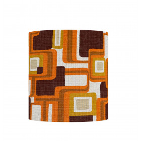Abat-jour Pim H35 D35 - tissu 70s