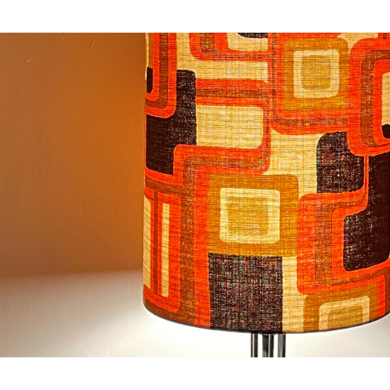 Lampshade Pim H35 D35cm - 70s fabric