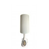 Lampshade light white H60cm D30cm R10