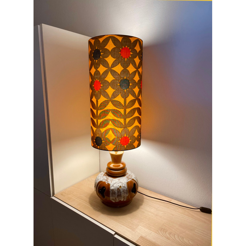 DeskLamp Daisy - brown ceramic base