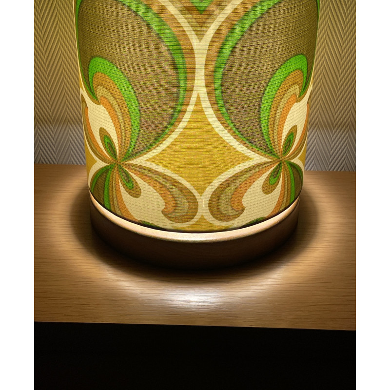 Lamp'angel Tilia H50 D20cm - mid-century fabric