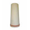 Lampshade Beige bison H80 D35 D30cm - orange stripe