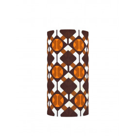 Lampshade Hexa H40 D20 - vintage fabric