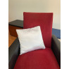 Coussin Vasa rouge & blanc 40x40cm - tissu style 70's