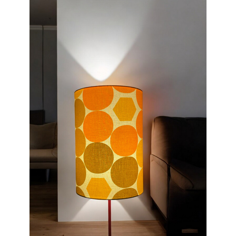 Lampshade Tipois H30 D20cm - vintage fabric