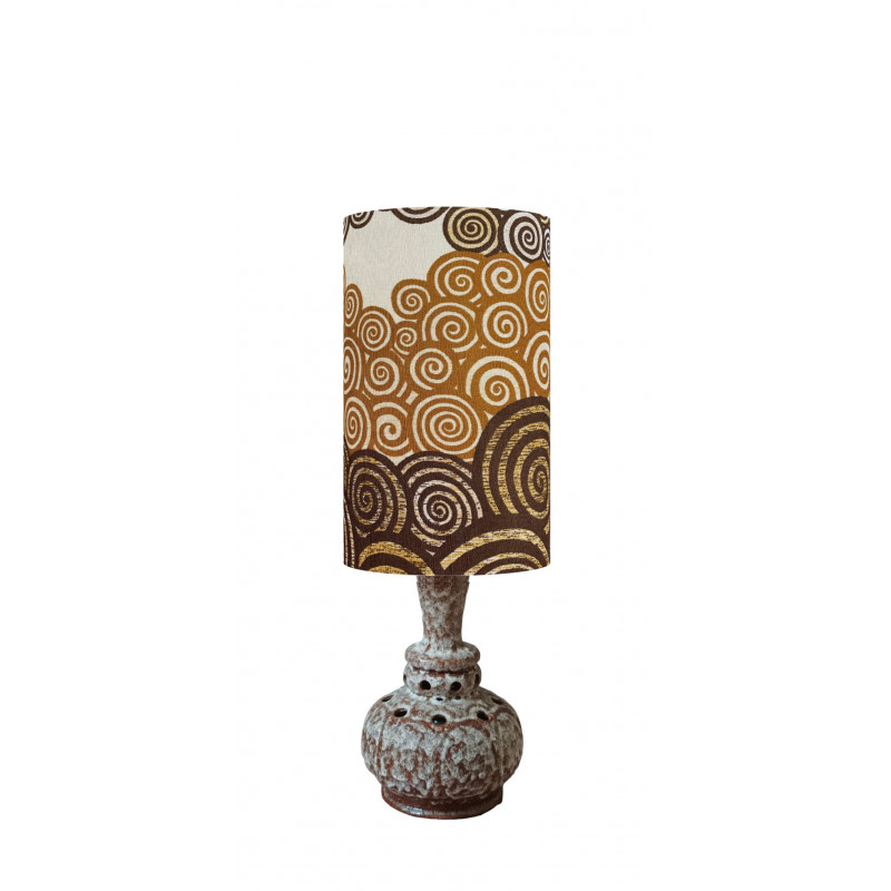 Lampshade Koudou H50 D33cm - vintage fabric