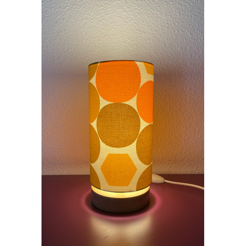 Desk lamp Tipois H28 D13cm - vintage fabric