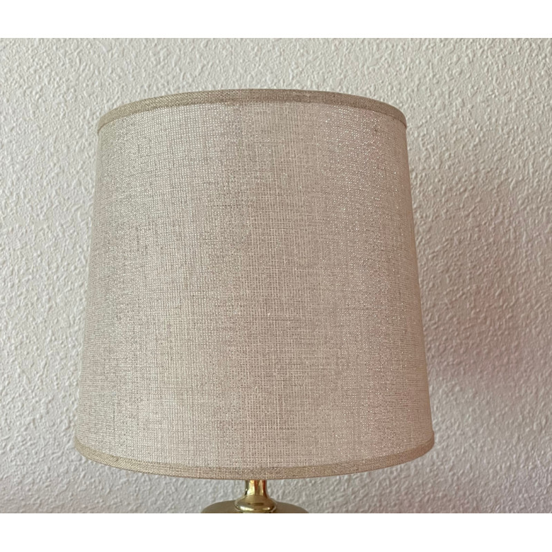 Lampshade grey metal H19 D22 d18cm