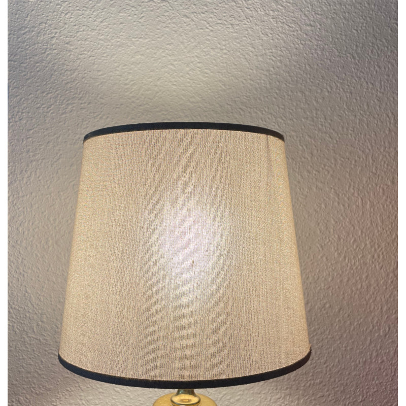 Lampshade grey metal H19 D22 d18cm