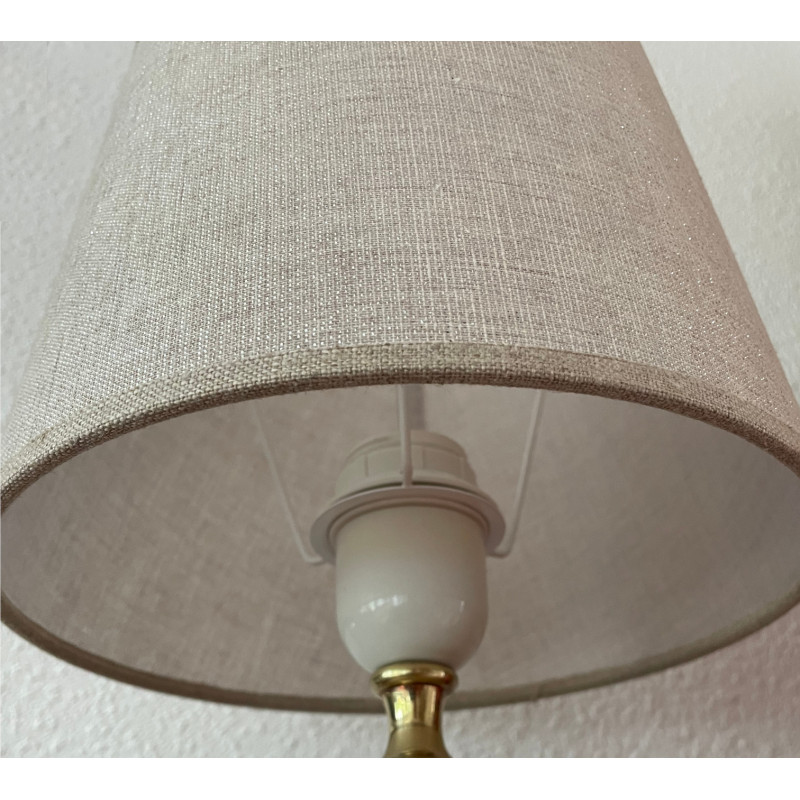 Lampshade grey metal H19 D22 d18cm