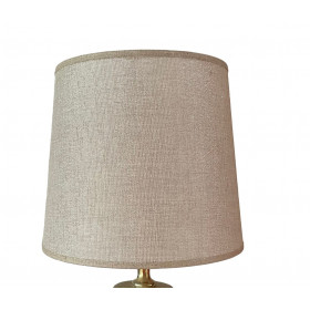 Abat-jour gris argenté H19 D22 d18