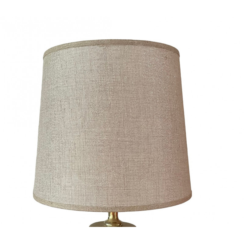 Lampshade grey metal H19 D22 d18cm