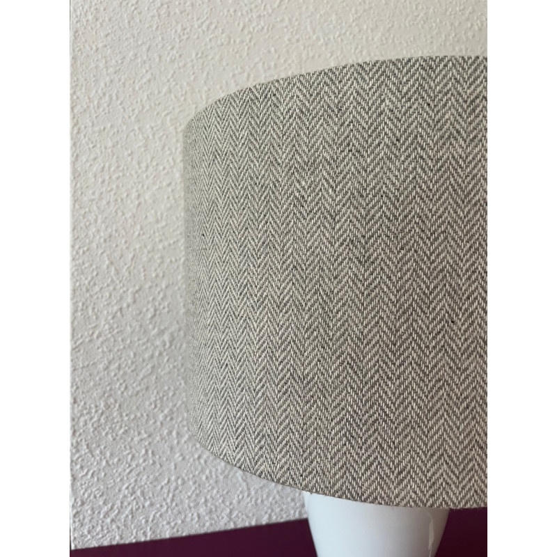 Lampshade grey rafter H18 D26cm