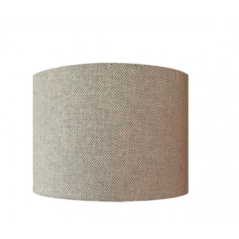 Lampshade grey rafter H18 D26cm