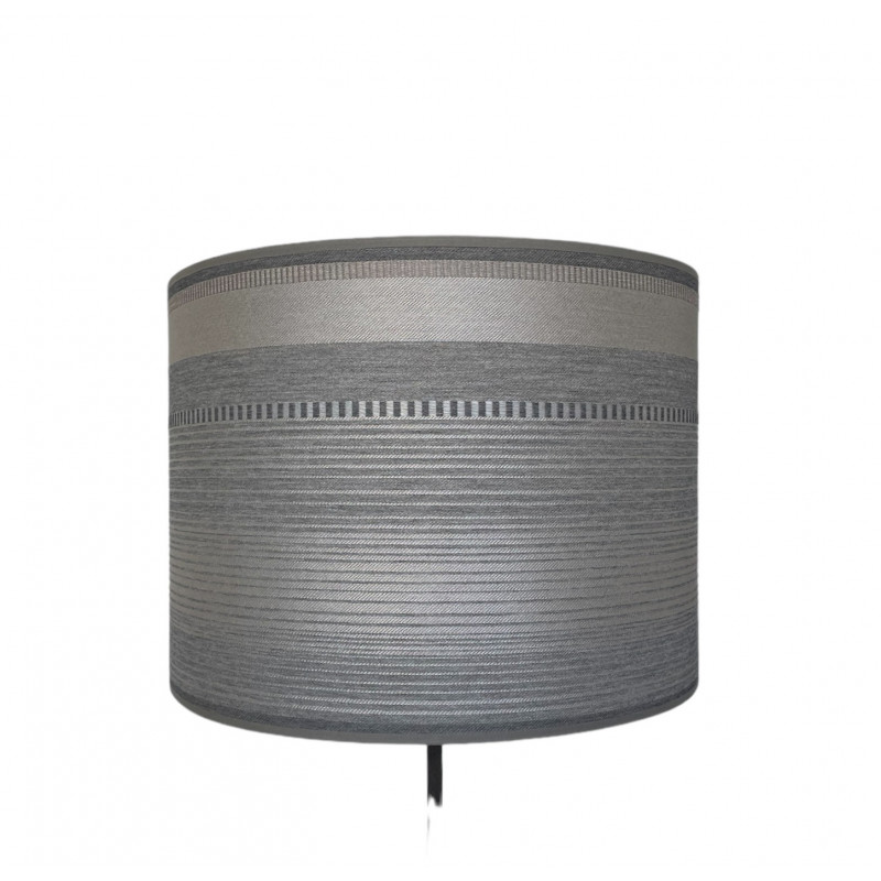 Lampshade grey modern H30 D40cm