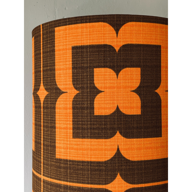 Lampshade Alba H80 D35cm - mid-century fabric