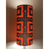 Lampshade Alba H80 D35cm - mid-century fabric