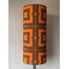 Lampshade Alba H80 D35cm - mid-century fabric