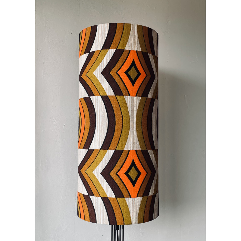 Lampshade Parly H62 D28cm - mid century fabric