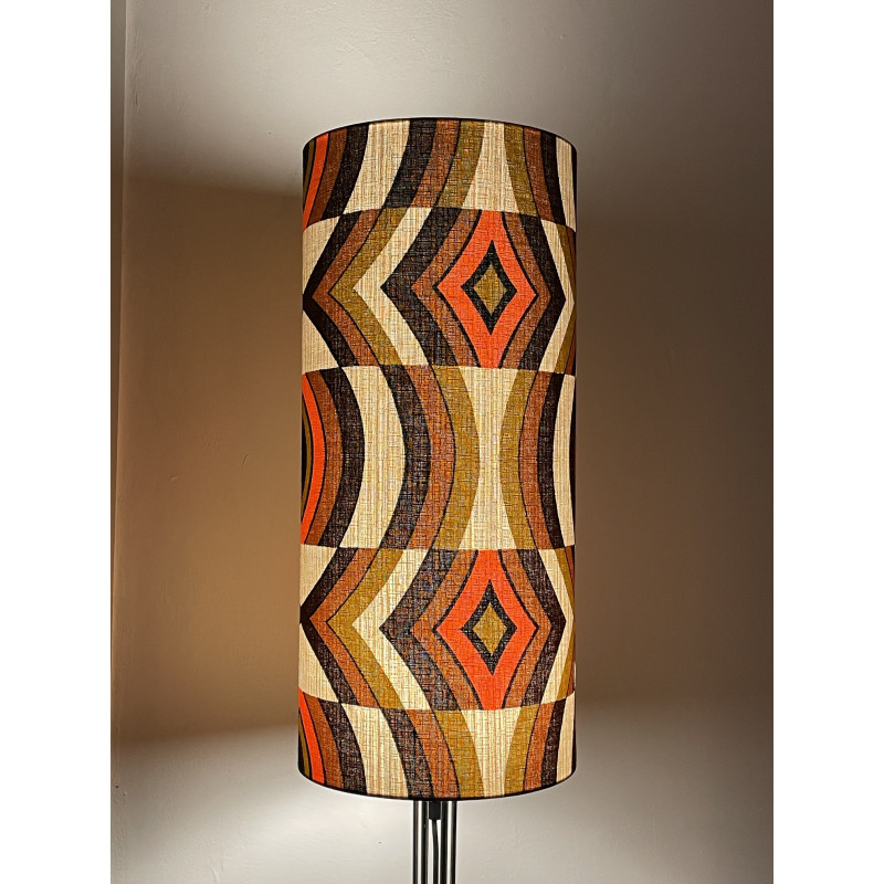 Lampshade Parly H62 D28cm - mid century fabric