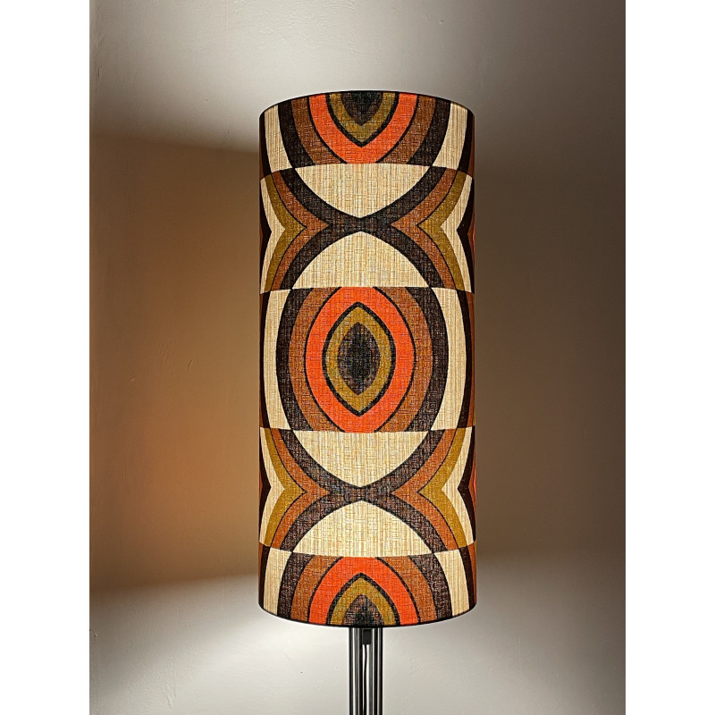 Lampshade Parly H62 D28cm - mid century fabric