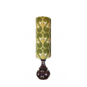 FloorLamp Tilia - brown ceramic base