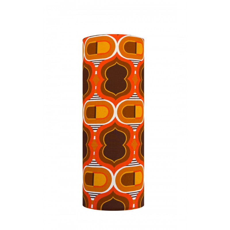 Abat-jour LIPS H75 D30 - tissu vintage 70's