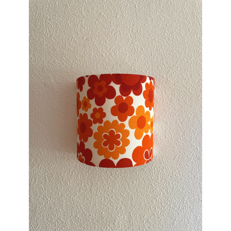 Wall lampshade Summer of Love fabric Wall lampshade Summer of Love fabric