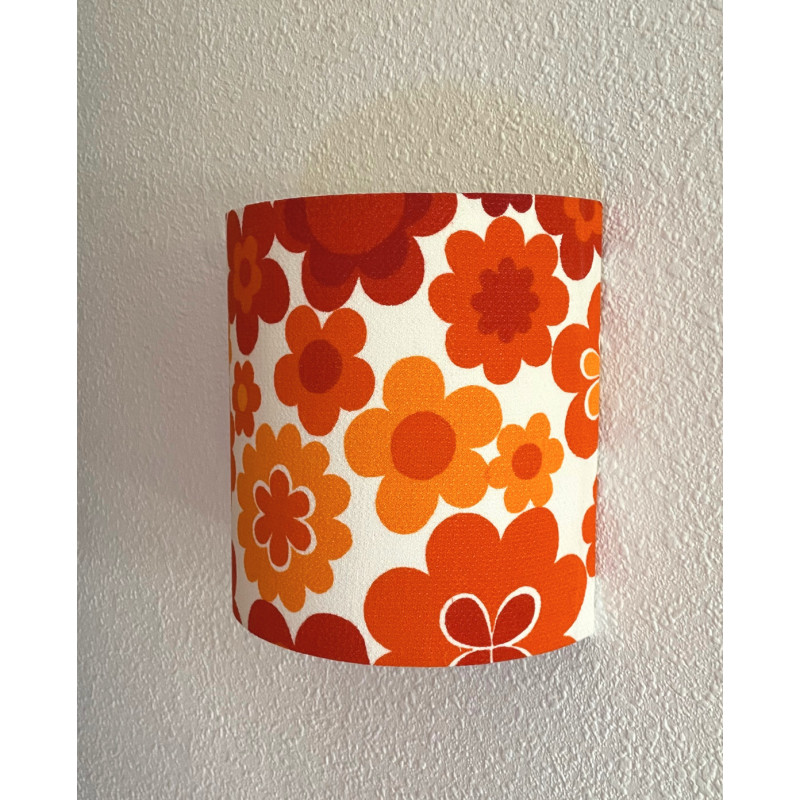 Wall lampshade Summer of Love fabric