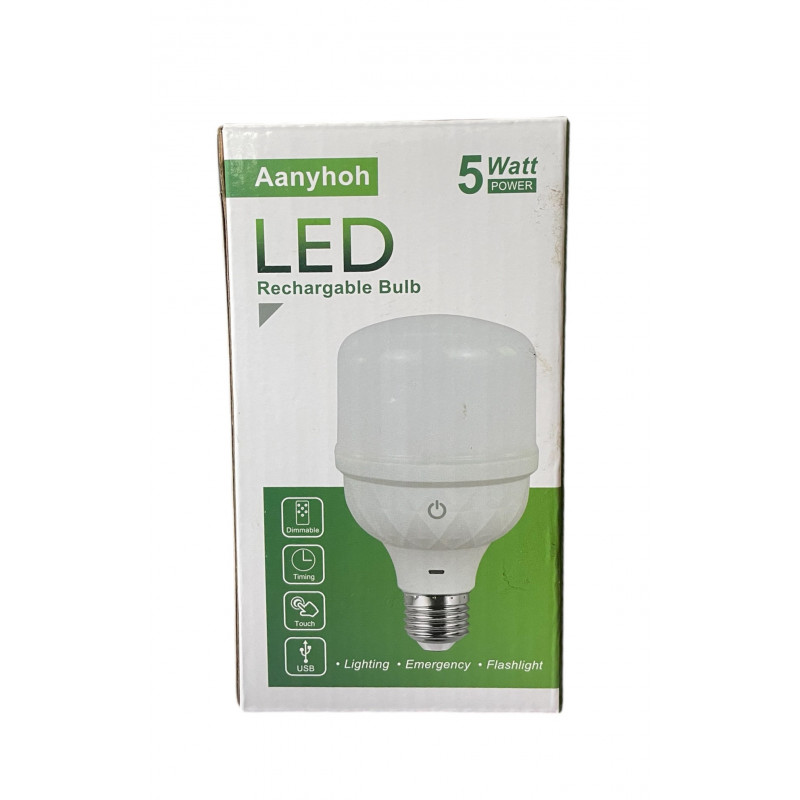 Ampoule LED rechargeable USB - 5w - 12h autonomie