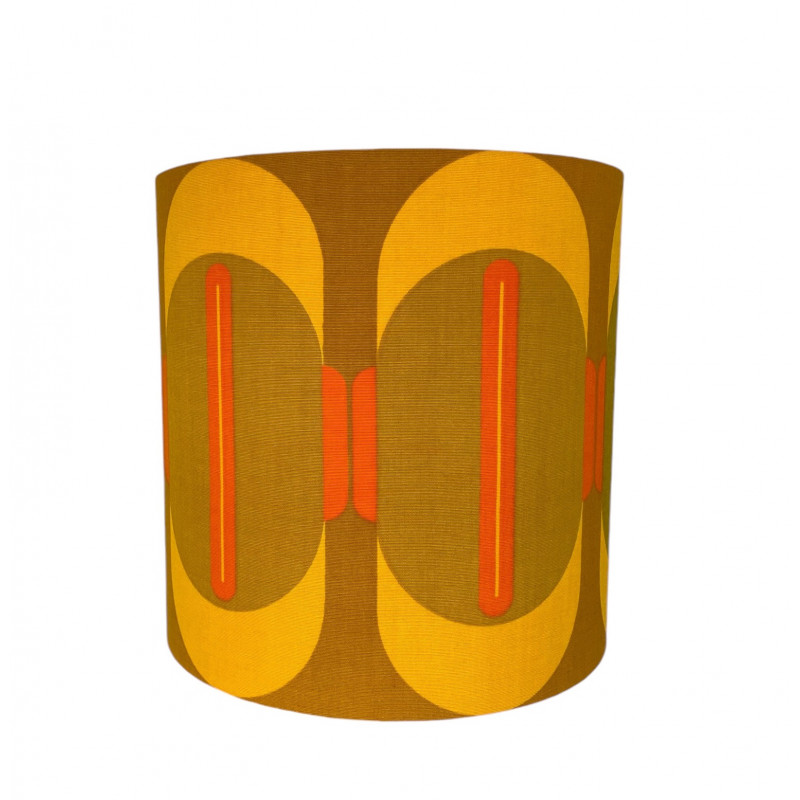 Lampshade  Saturne H40 D40cm -  70's fabric