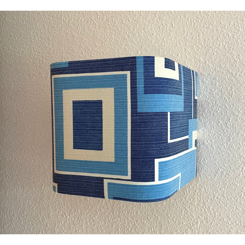 Wall lampshade square Fontenoy fabric