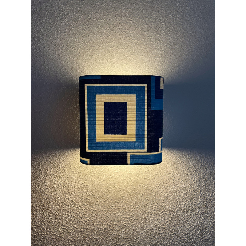 Wall lampshade square Fontenoy fabric