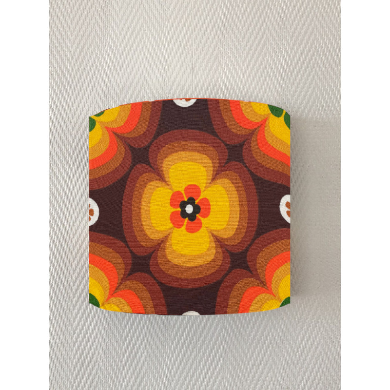 Wall lampshade Tréflower fabric