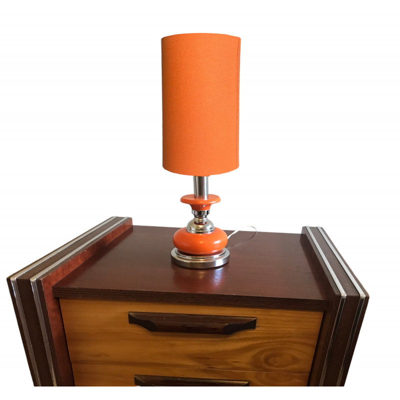 Lampshade orange H23 D14cm