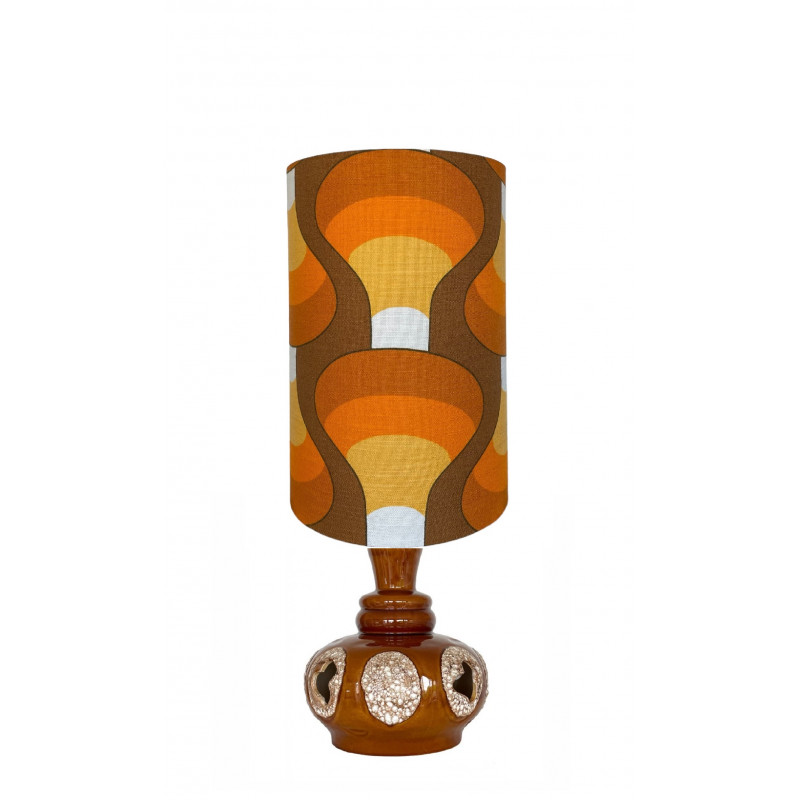 DeskLamp Funnel - brown ceramic base