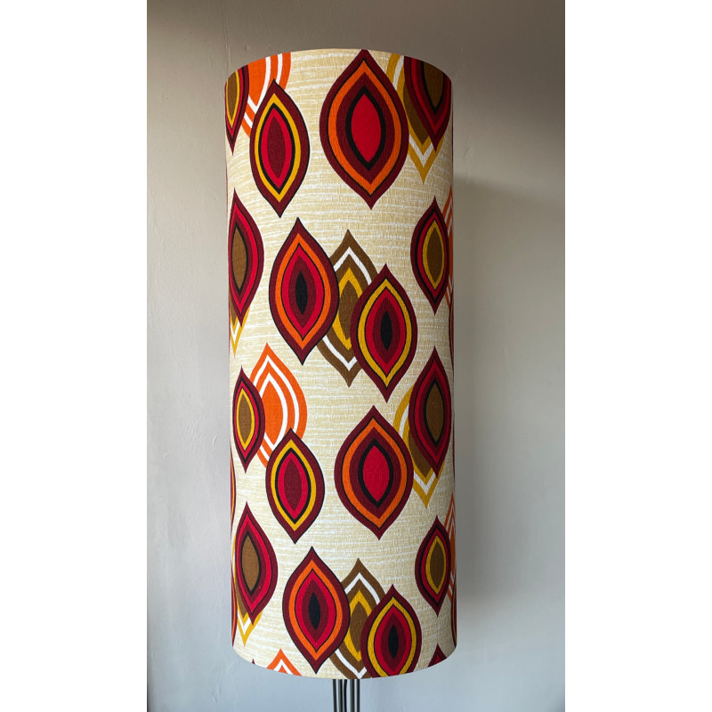 Lampshade La baule H73 D33cm - vintage fabric