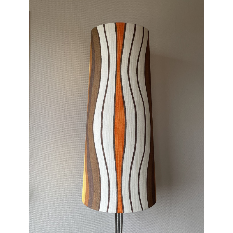 Lampshade Nervure H90cm D40 D31 - mid-century fabric