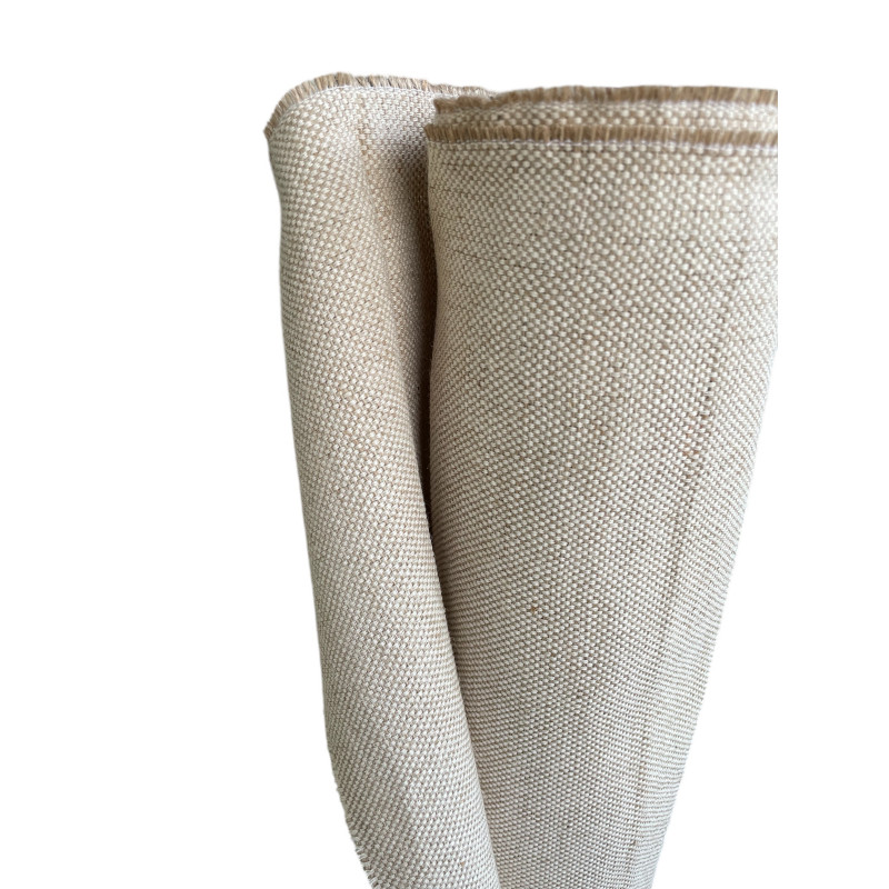 Lampshade beige natural maillé H55 D40cm