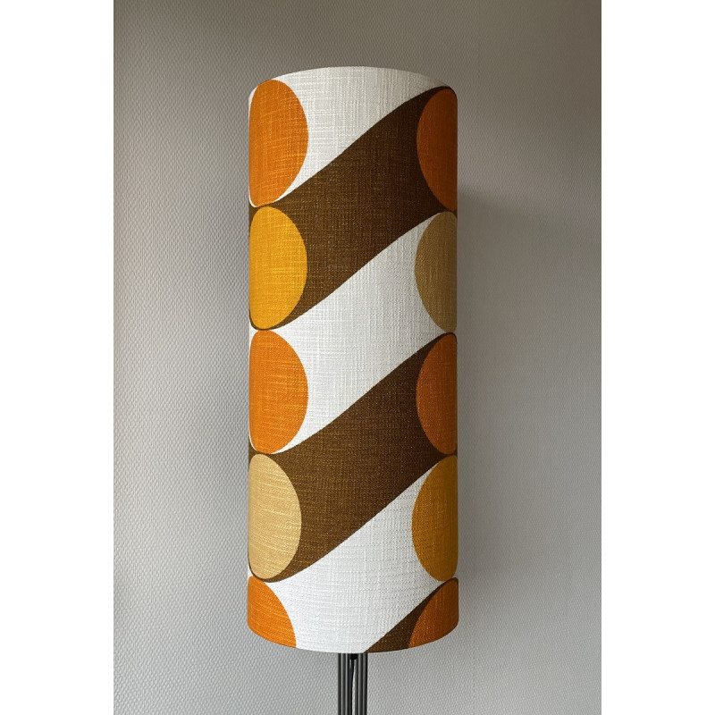 Lampshade Bouli H75 D30cm - mid-century fabric