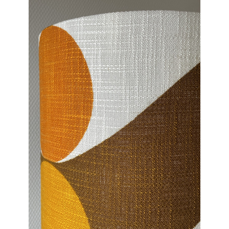 Lampshade Bouli H75 D30cm - mid-century fabric