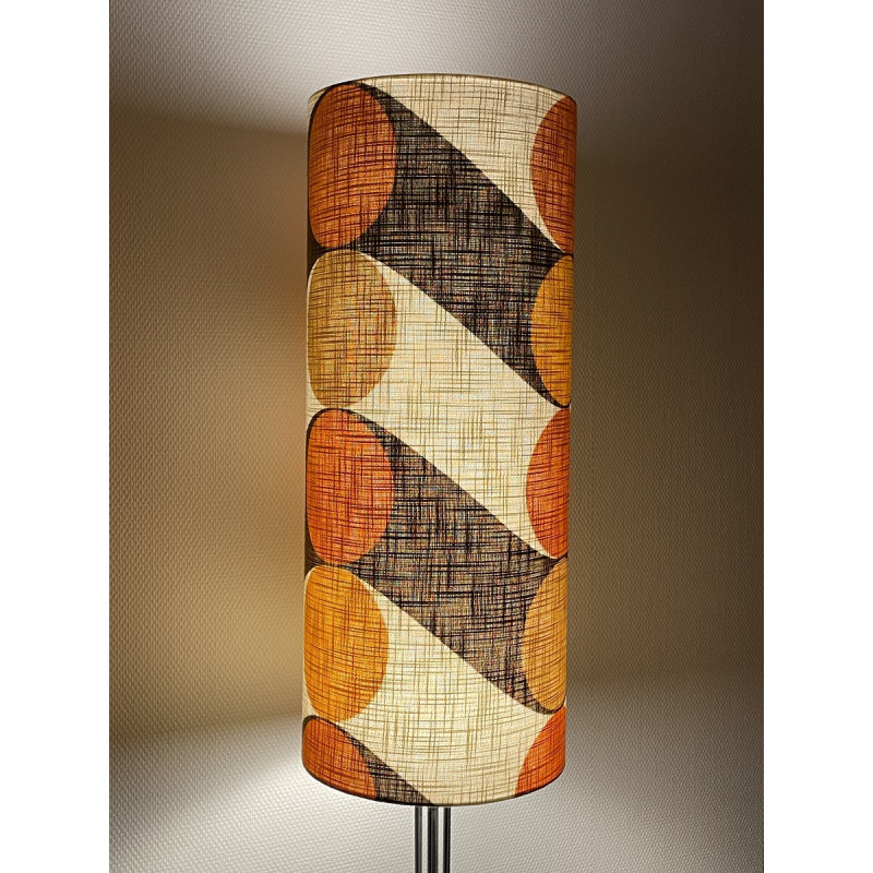 Lampshade Bouli H75 D30cm - mid-century fabric