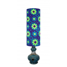 Lampe de sol Corolles bleu - vintage...