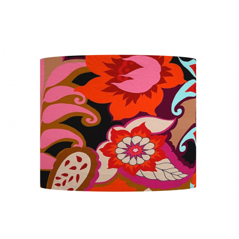 Lampshade Arabesca H28 D33cm - 70s fabric