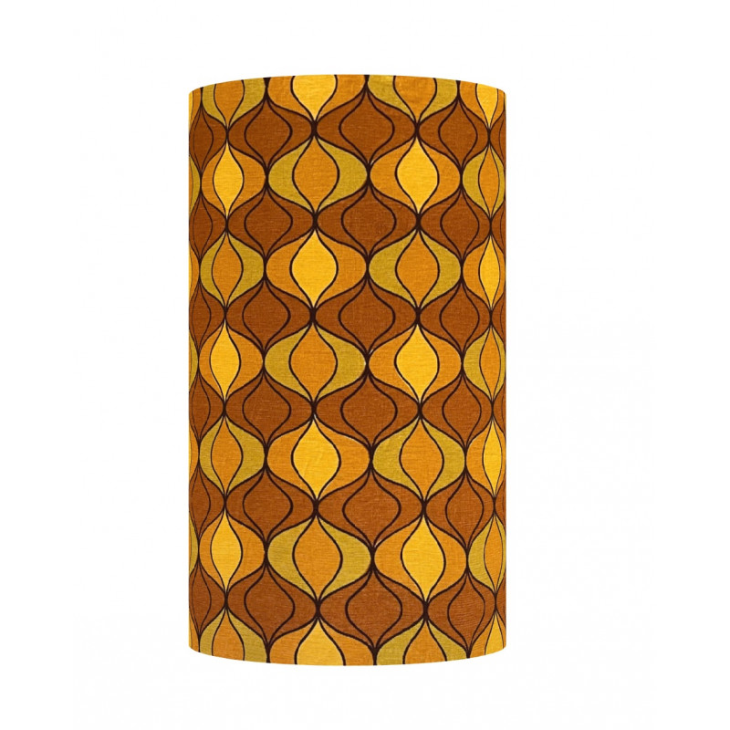 Lampshade Amande H65 D33cm mid-century fabric 70's