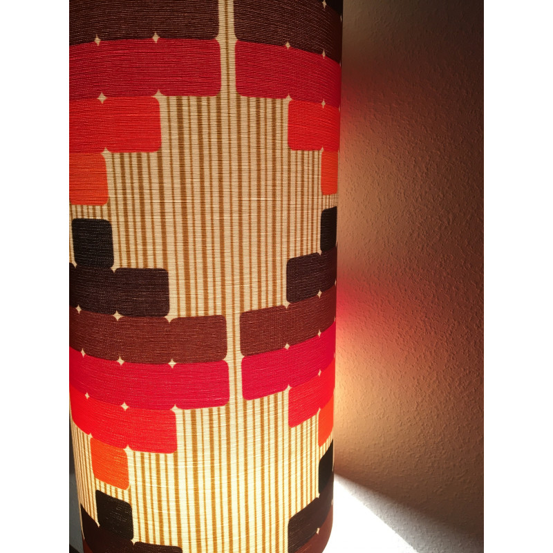 Lampshade Altantis  H42 D45cm - 70's vintage fabric