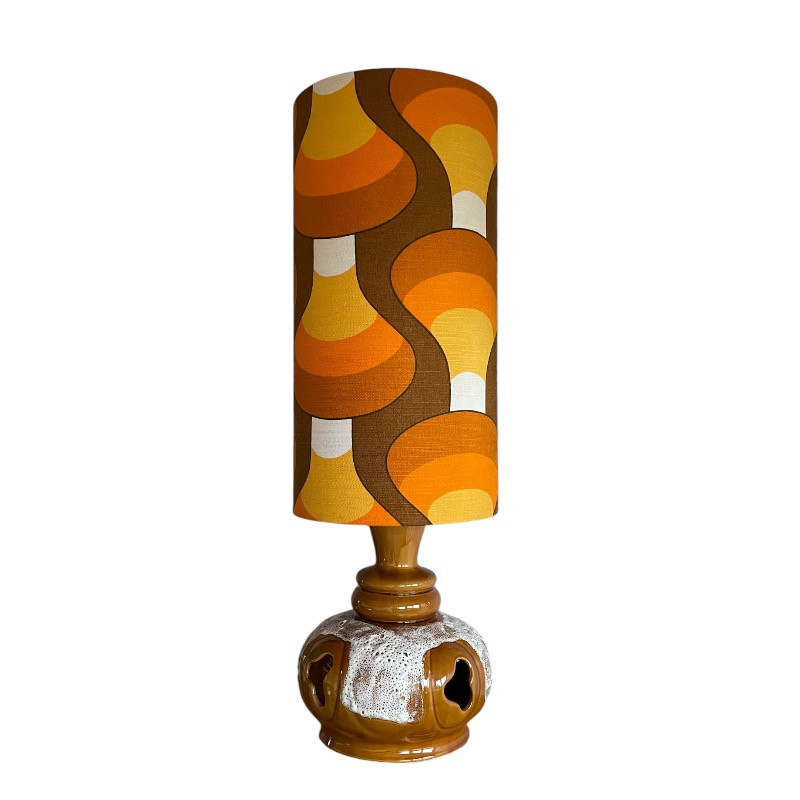 DeskLamp Funnel - brown ceramic base