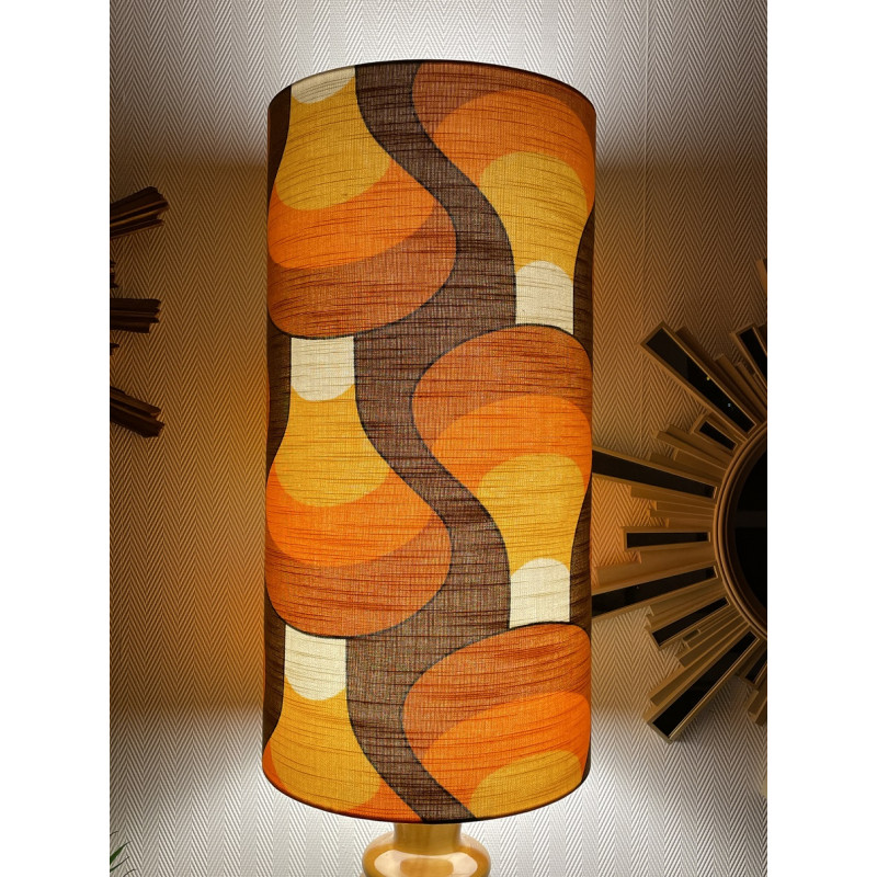 DeskLamp Funnel - brown ceramic base