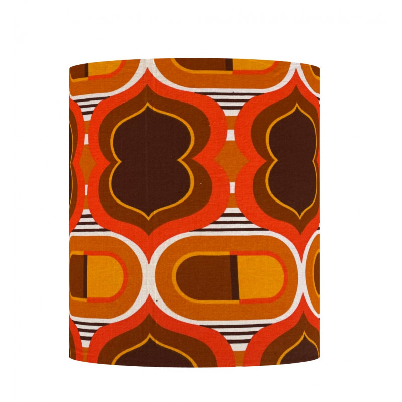 Lampshade Lips H40 D35cm - 70s fabric