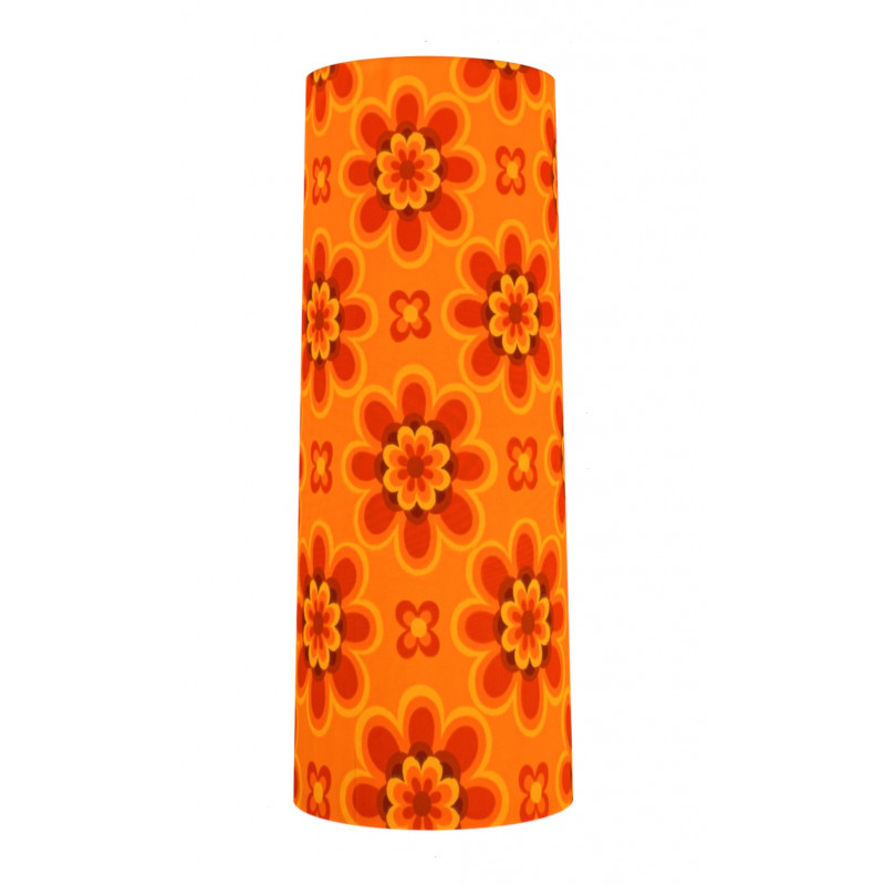 Lampshade orange Crush H80 D35 D30cm - mid-century fabric